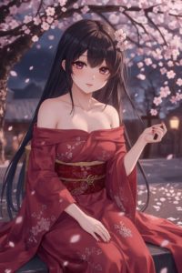 和服　桜