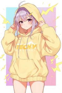 電気　パーカー